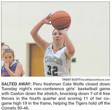 Students in School Activites (Athletics, Classrooms, Plays, Band, Art Projects) (Girls Basketball Newspaper Clipping 2.jpg)